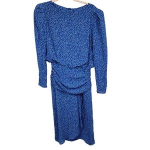 🥑5/$25 Vintage Jody California floral blousen zip back dress 9/10